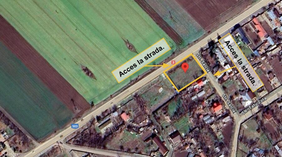 Teren cu 2 fronturi stradale la Soseaua Principala Florica Călărași - 23.000 EUR - Călărași - 1400 m²