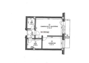 Apartament 2 camere NOU, 37,2 mp + balcon 5,4 mp, Urușagului Florești | Parcare subterană | 0% comision