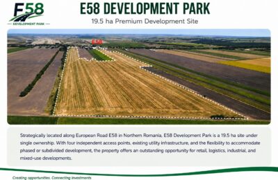 Teren 19,5 ha la E58 – Botoșani, integral sau pe parcele