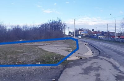 Teren intravilan 935 mp – Moreni, DB– PUD aprobat, utilități, acces direct DJ